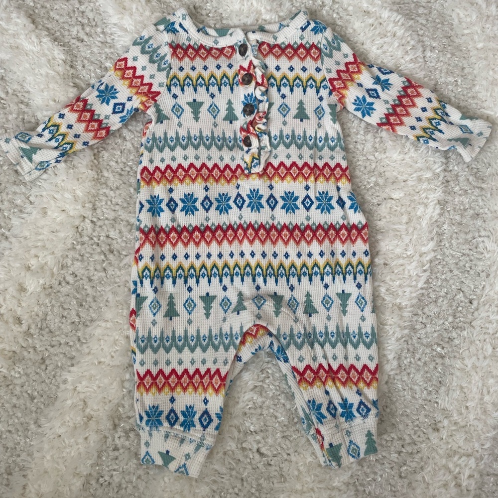 Old Navy infant holiday onesie (size 0-3)